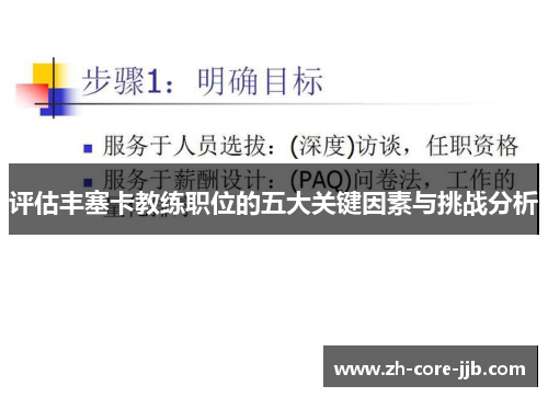 评估丰塞卡教练职位的五大关键因素与挑战分析 评估丰塞卡教练职位的五大关键因素与挑战分析