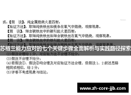 苏格兰能力应对的七个关键步骤全面解析与实践路径探索