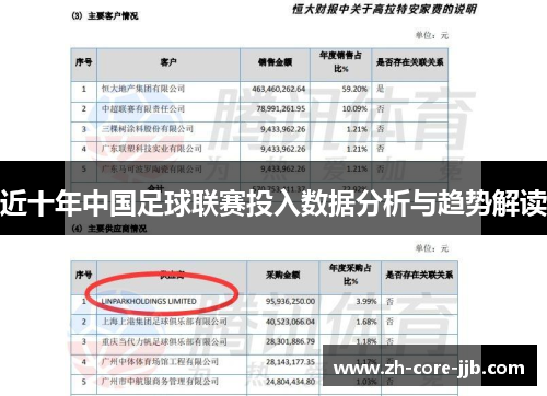 近十年中国足球联赛投入数据分析与趋势解读